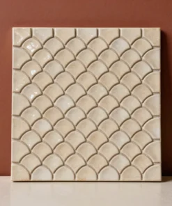 Gạch Mosaic Khảm Vảy Cá Alabaster