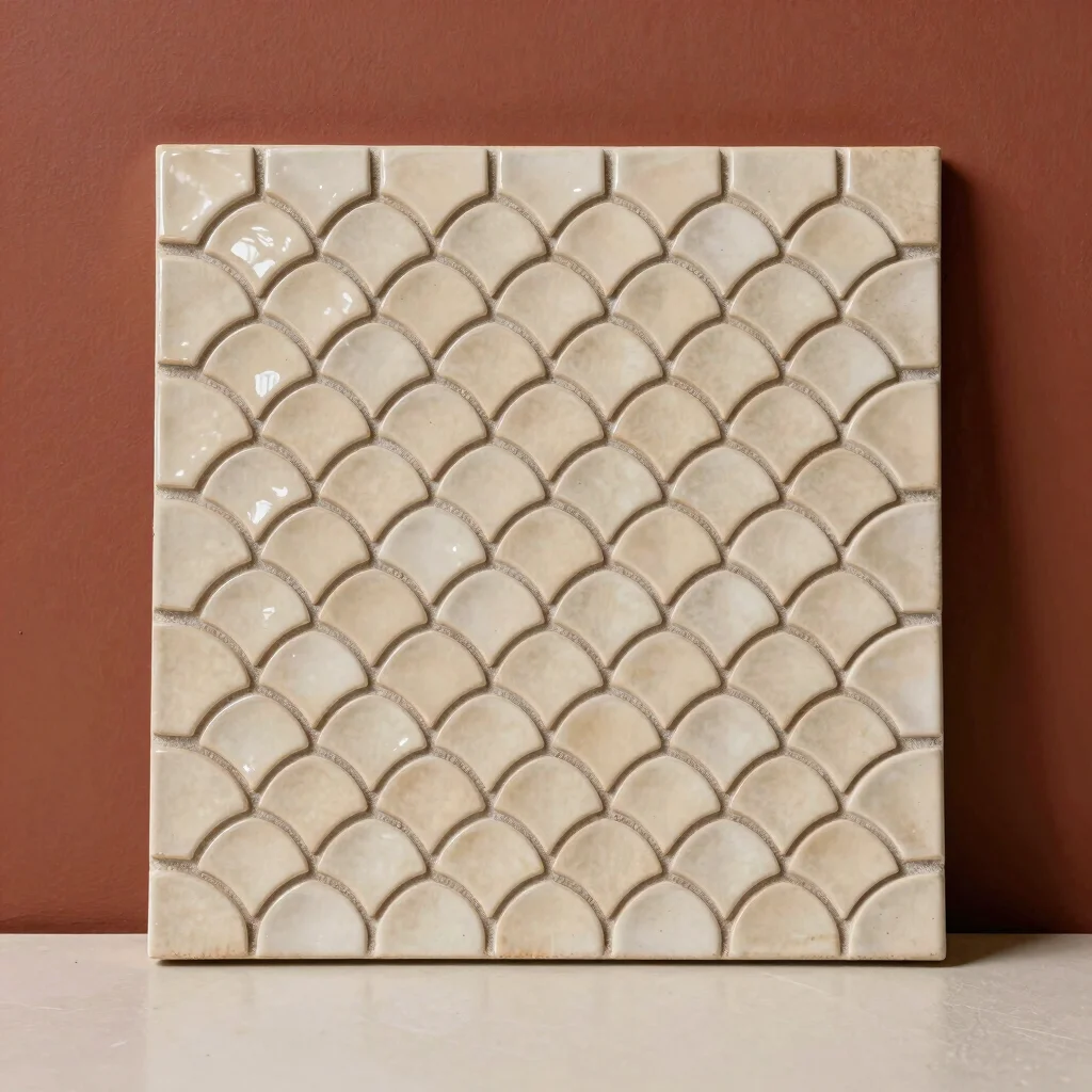 Gạch Mosaic Khảm Vảy Cá Alabaster