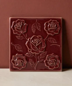 Gạch Họa Tiết Cổ Điển Red Rose